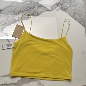 Wilfred Free by Aritiza New Tiny tank crop top in Bartlett Green XS NWT